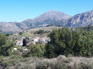 panorama kreteńska wioska mourne