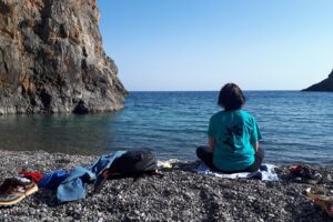 mindfulness na plaży medytacja na plaży
