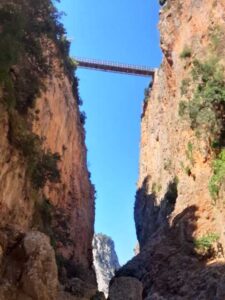 aradena most nad wąwozem