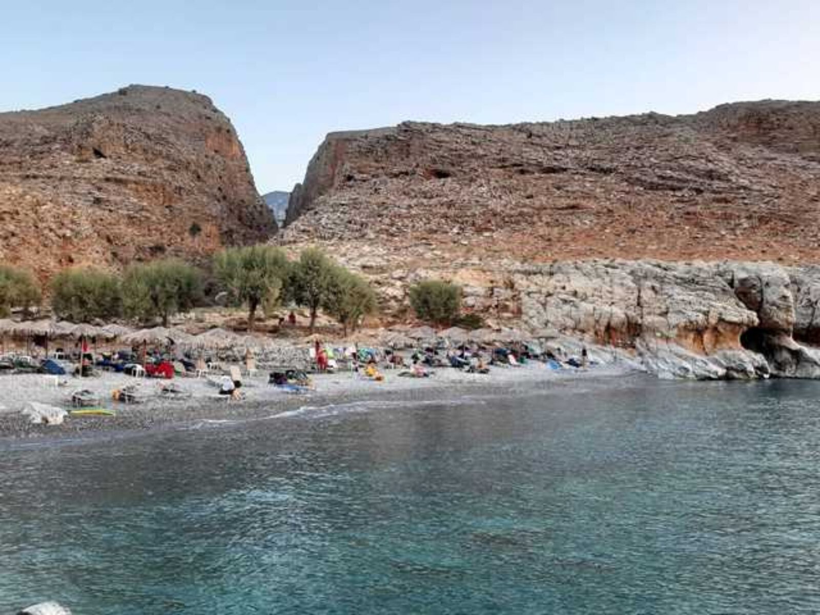 Aradena wylot wąwozu i plaża