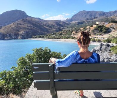 ja na ławce patrzę na plażę souda