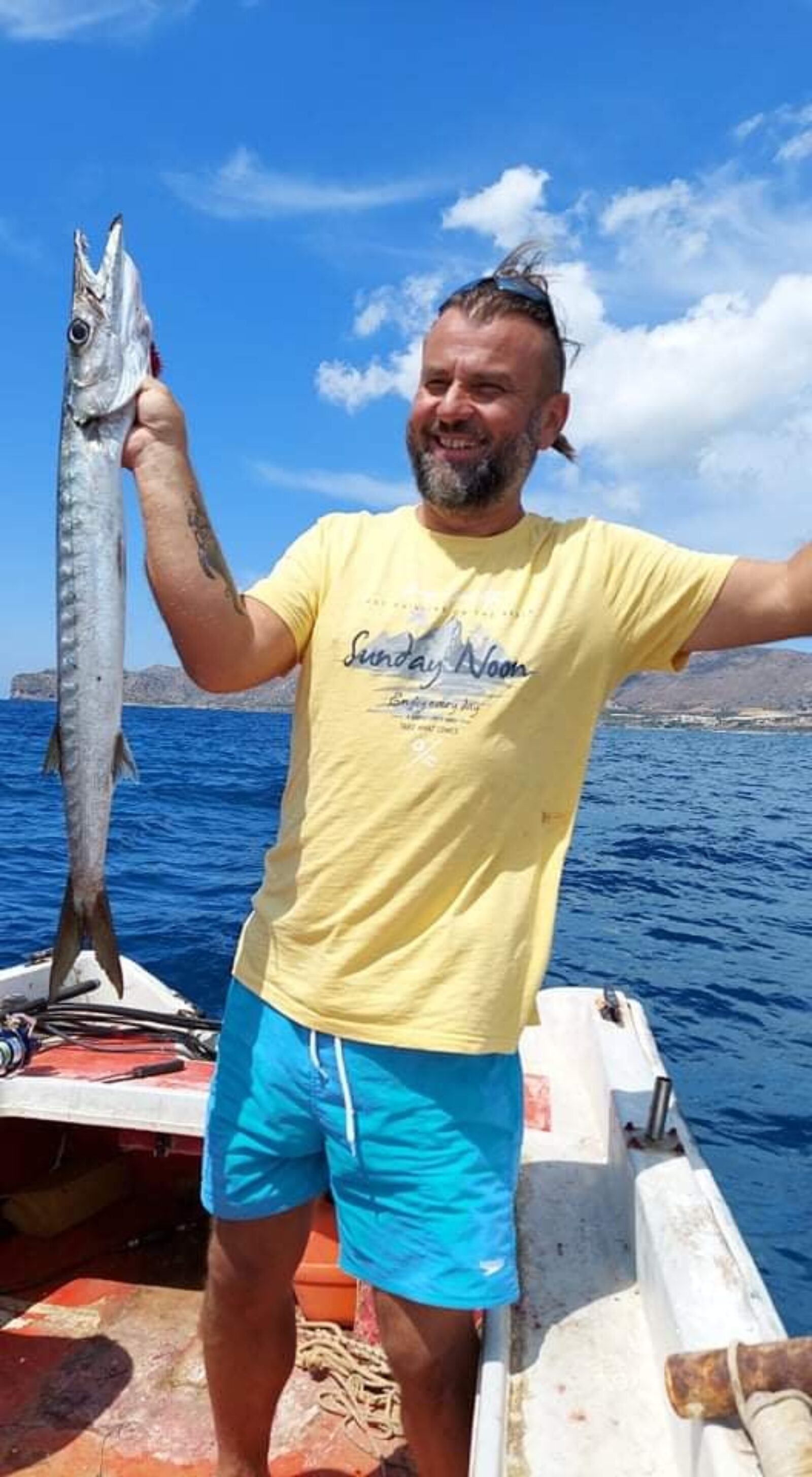 marek i barakuda na ryby