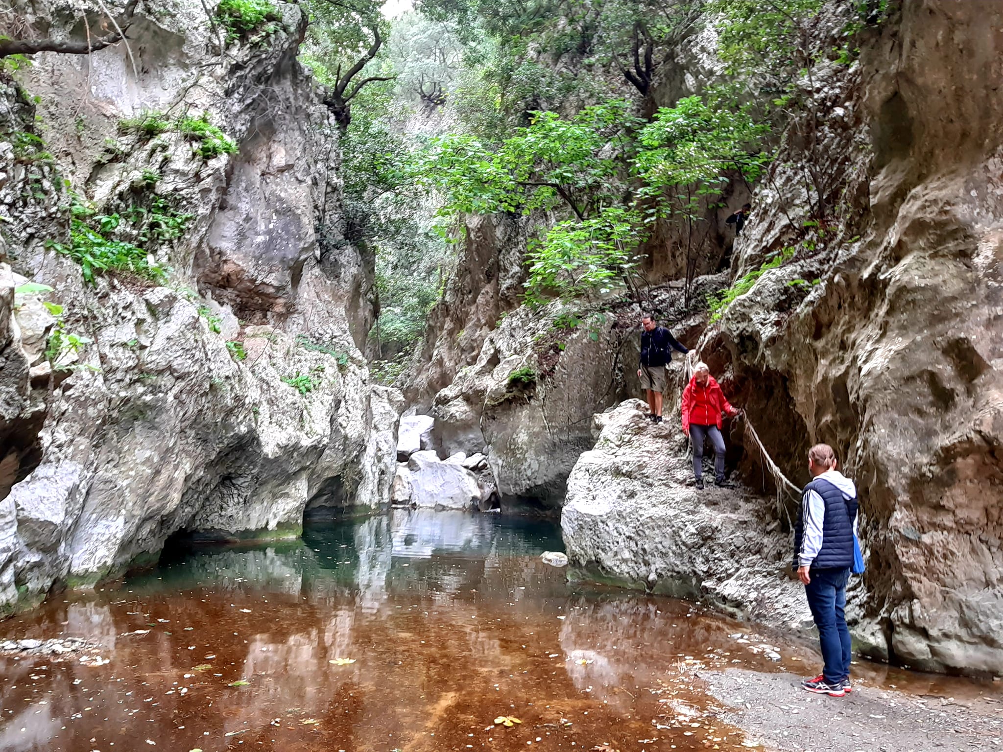 Jesienny wąwóz Patsos